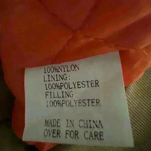 American Stitch All Over Patch Beige Bomber Jacket (264) - Picture 12 of 14